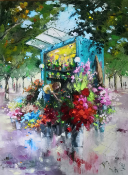 Roger FAGES - le kioske aux fleurs